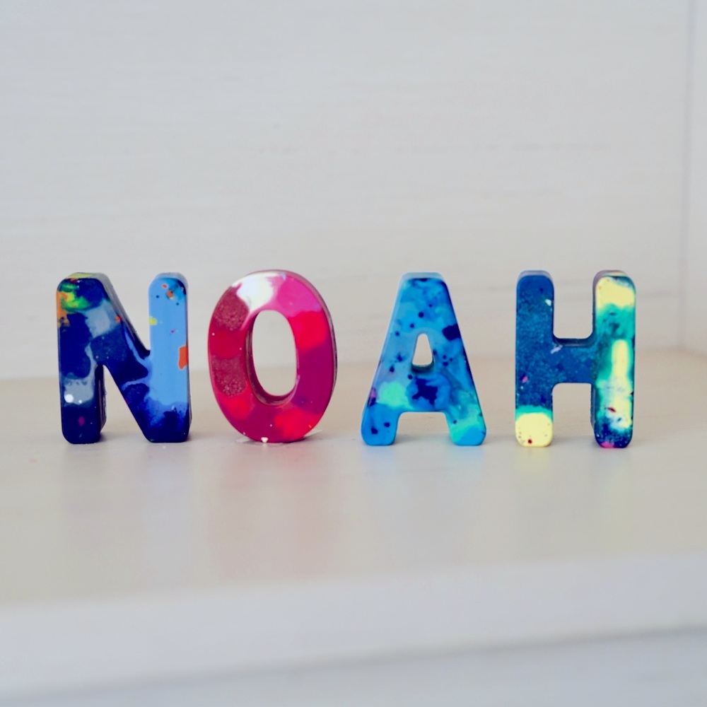 Your Name in Crayons! Perfect for bridal parties!